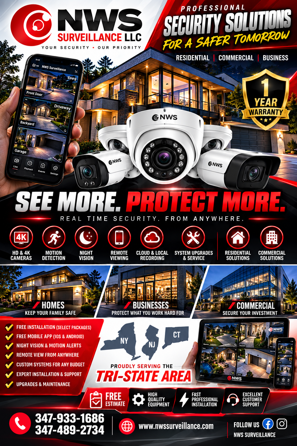 NWS Surveillance security camera systems